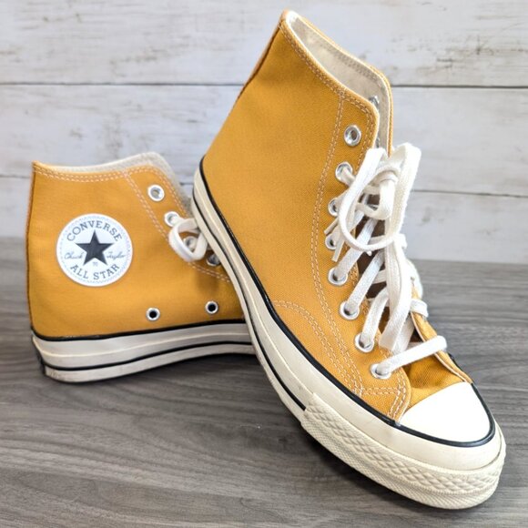 Converse Chuck Taylor 70 Hi Men's Shoes Sunflower-Black-Egret 7M/9W - Picture 1 of 11